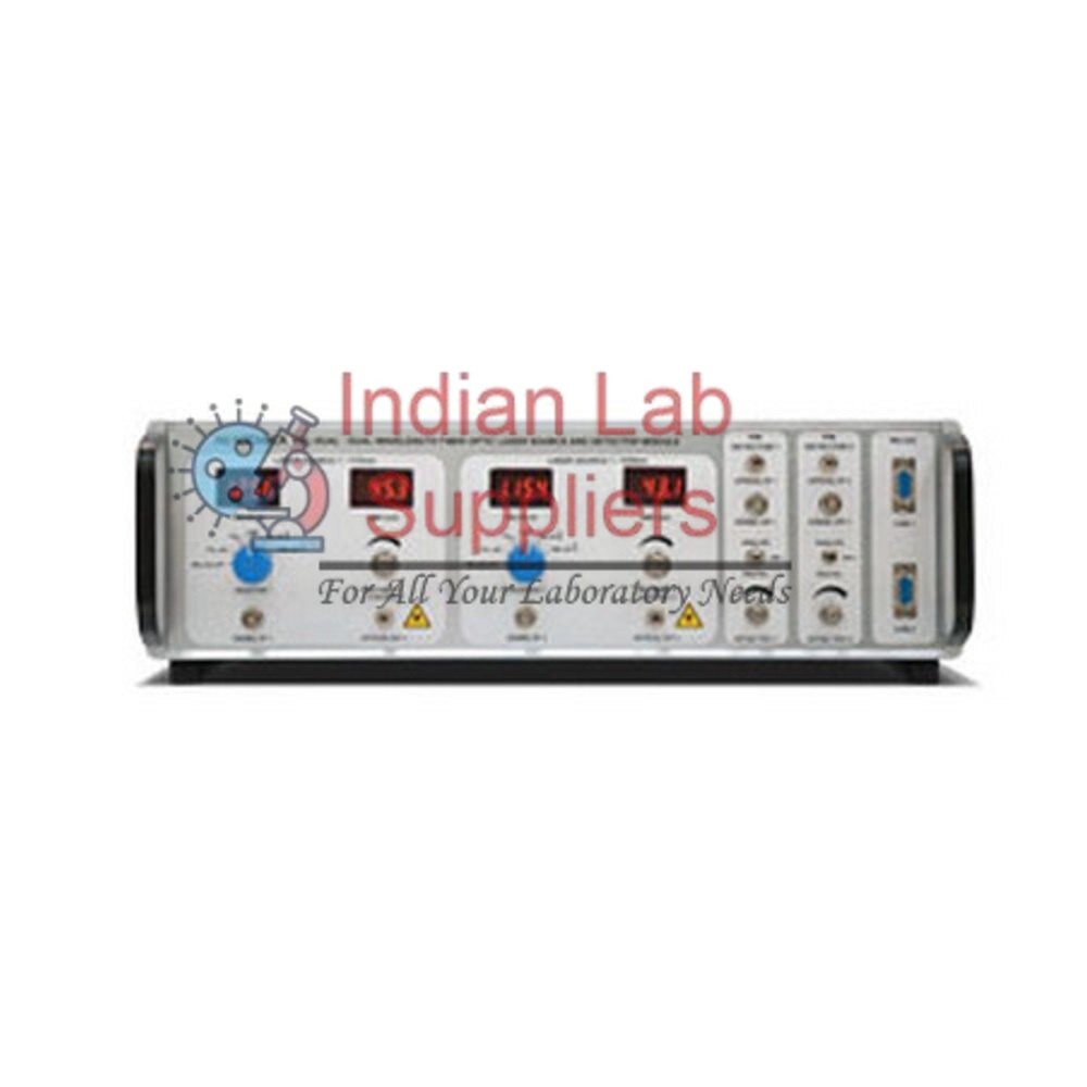 Dual Wavelength Fiber Optic Laser Source And Detector Module
